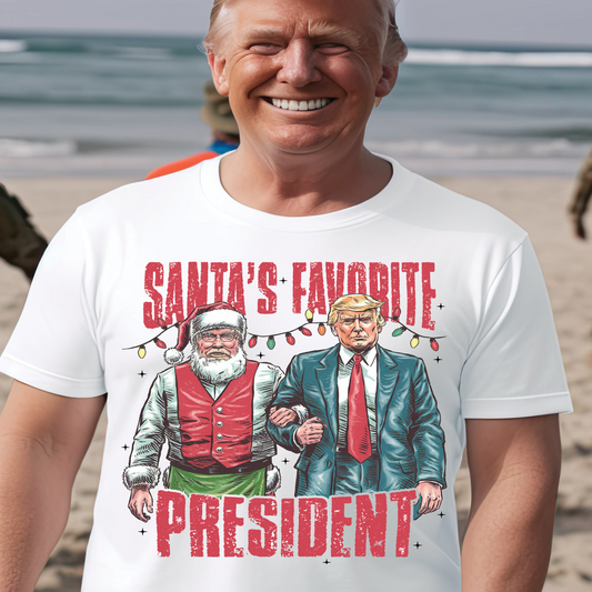 Santa's Favorite President / Trump - DTF Transfer