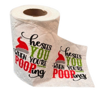 Christmas Themed Toilet Paper - DTF DESIGN(S) ONLY