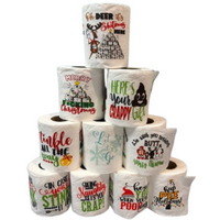 Christmas Themed Toilet Paper - DTF DESIGN(S) ONLY