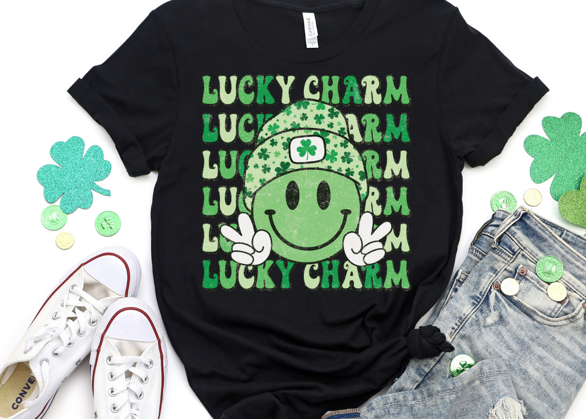 Lucky Charms Smiley Face - Unisex T-Shirt