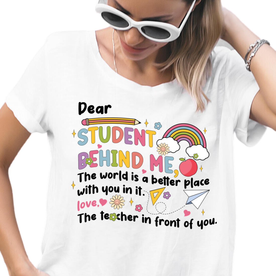 Dear Student Behind Me... - Unisex T-Shirt