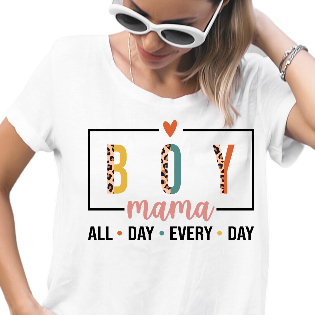 Boy Mama. All Day Every Day - DTF Transfer