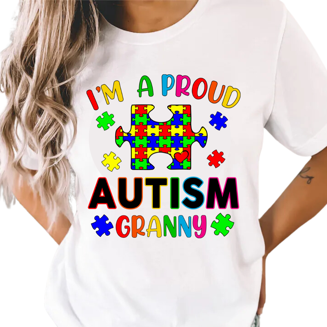 I'm A Proud Autism Granny - Unisex T-Shirt