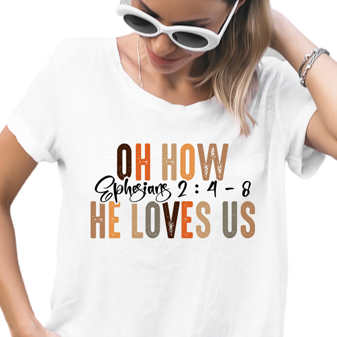 Oh How He Loves Us - DTF Transfer