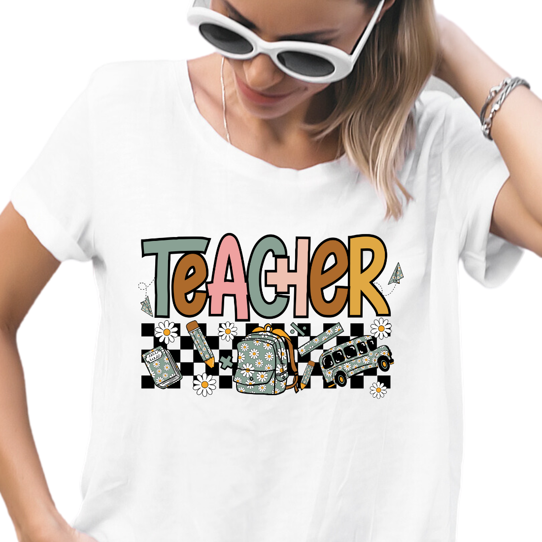 Teacher Chekcered - DTF Transfer