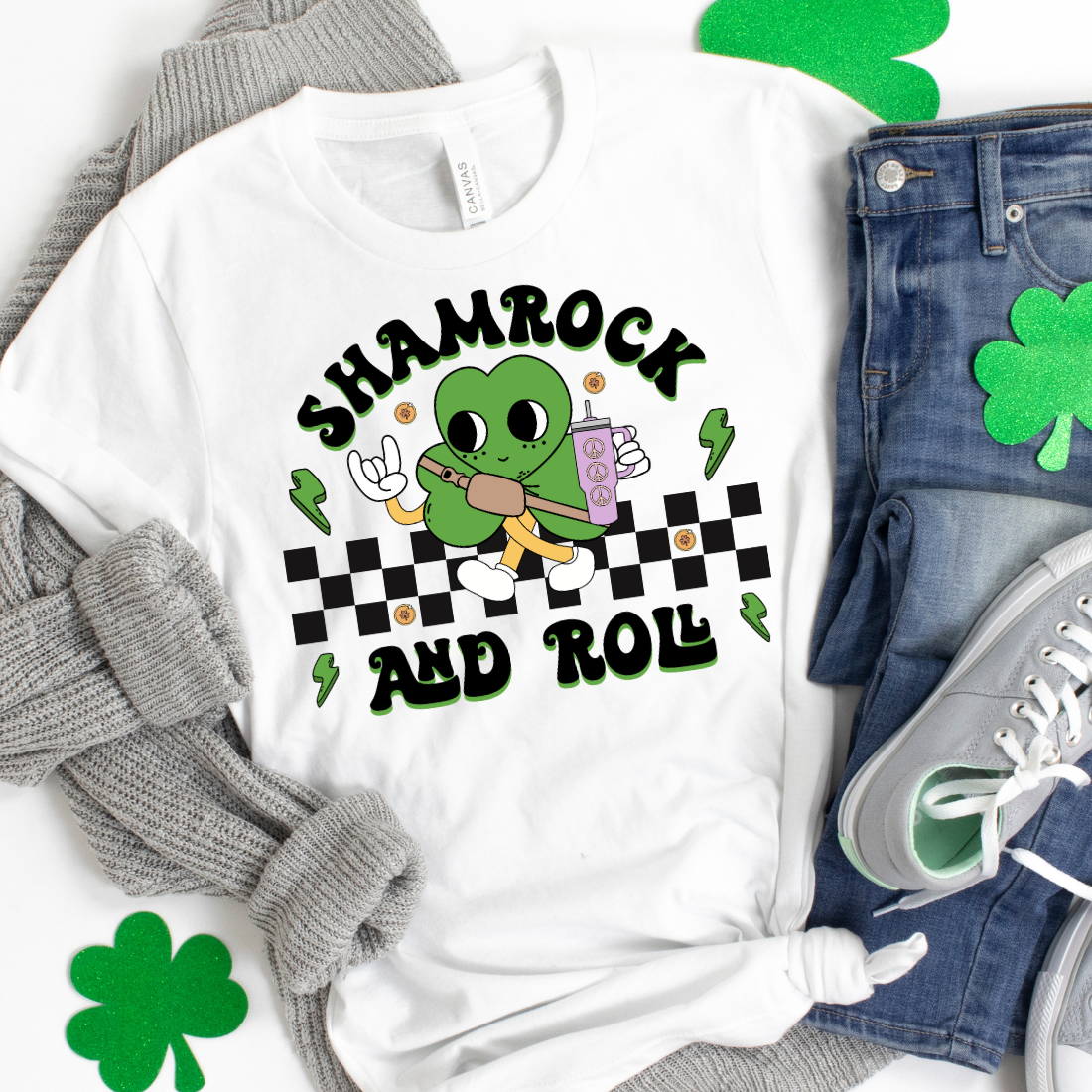 Shamrock and Roll - Unisex T-Shirt