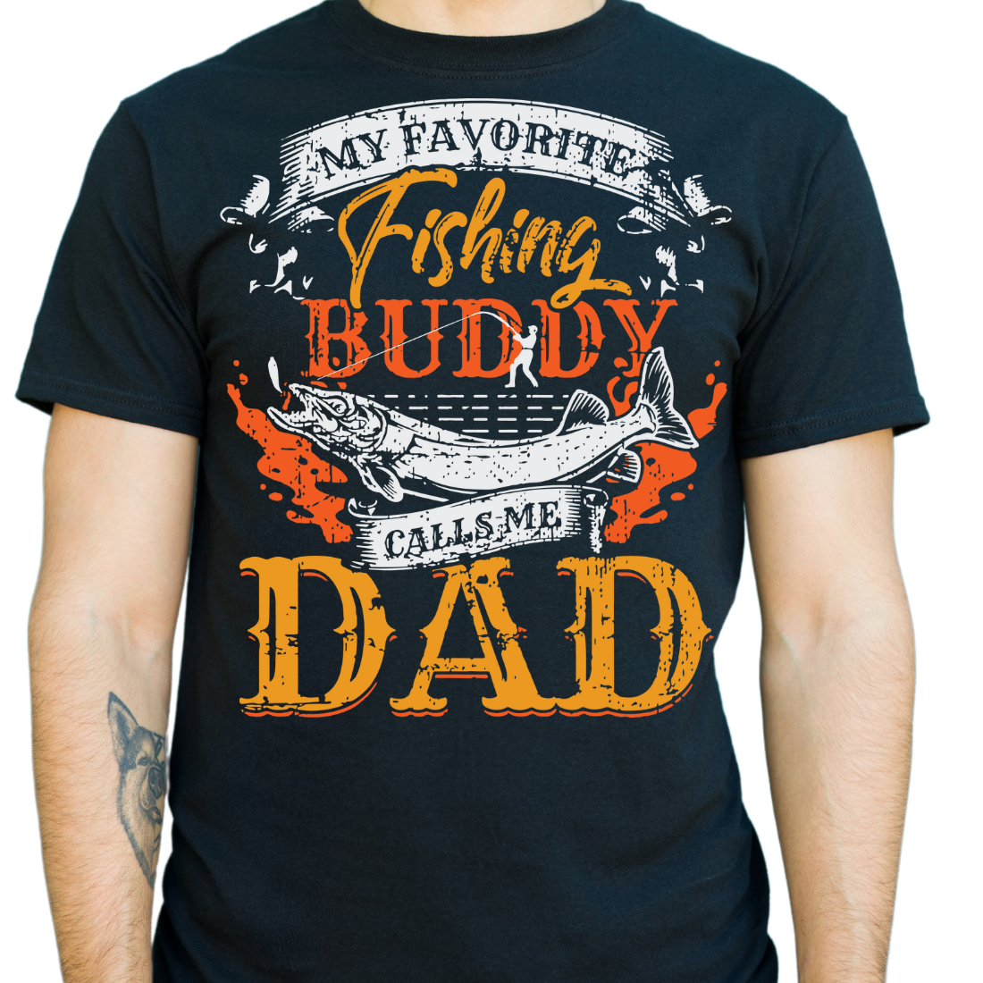 My Favorite Fishing Buddy Calls Me Dad - DTF Transfer