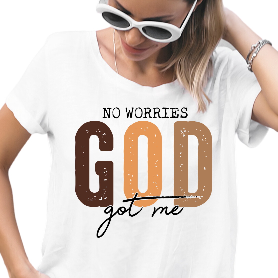 No Worries God Got Me - DTF Transfer