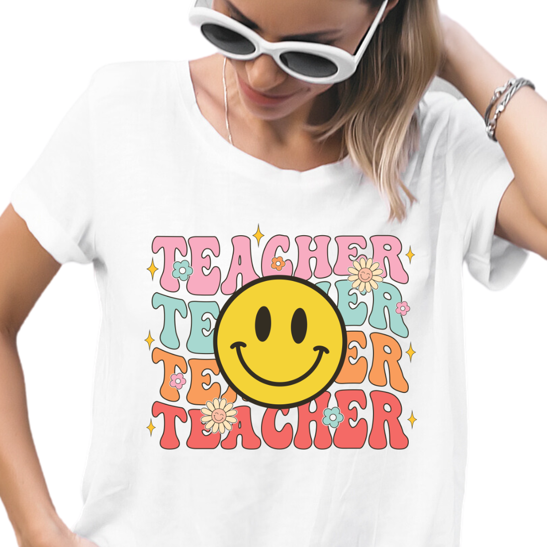 Teacher Teacher Teacher Teacher - DTF Transfer