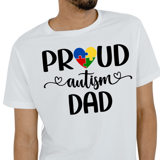 Proud Autism Dad - Unisex T-Shirt