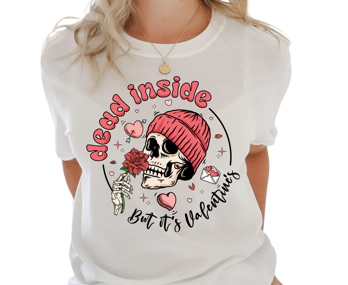 Dead Inside, But It's Valentine's Day - Unisex T-Shirt