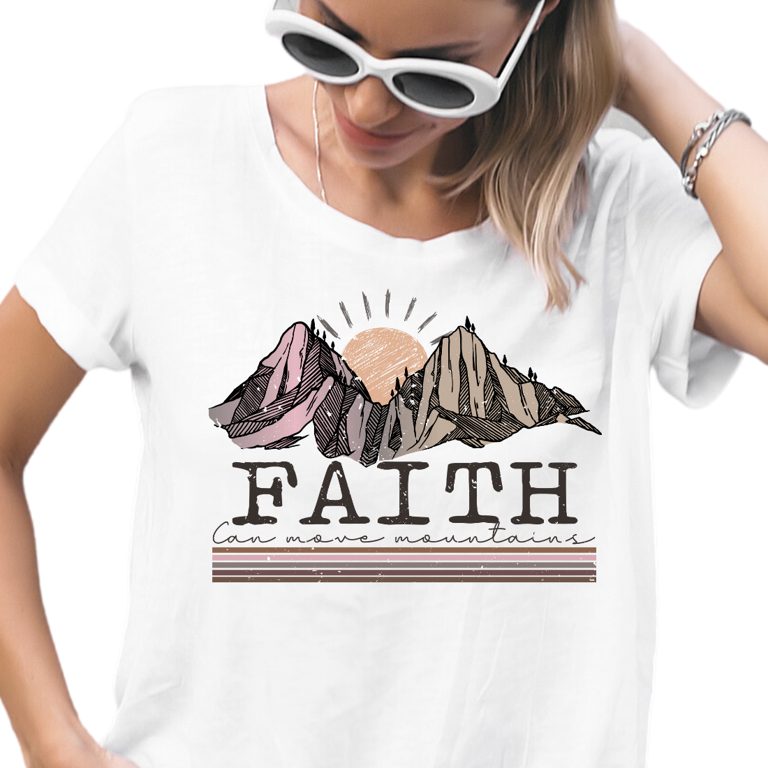 Faith Can Move Mountains - Unisex T-Shirt