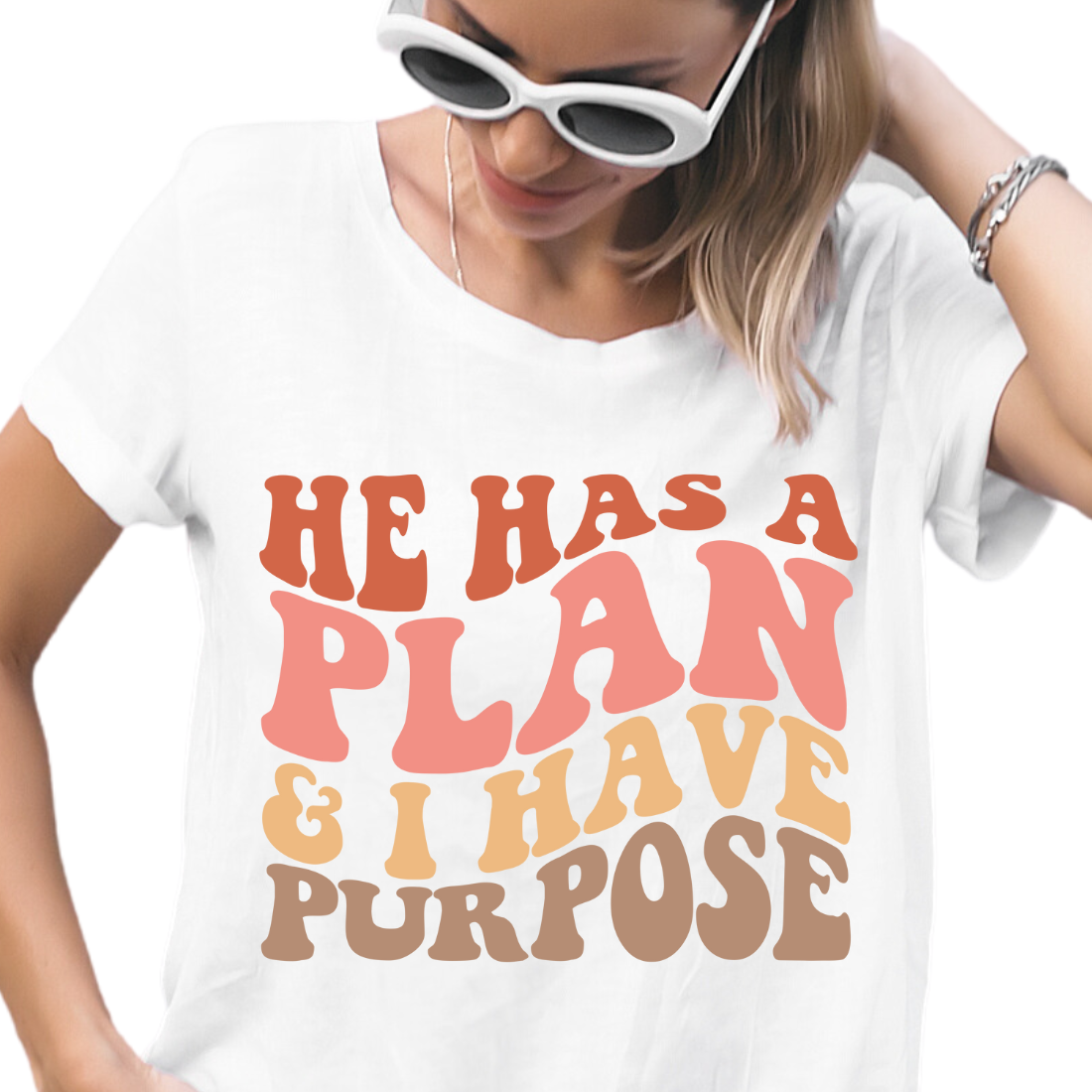 He Has A Plan & I Have A Purpose - Unisex T-Shirt