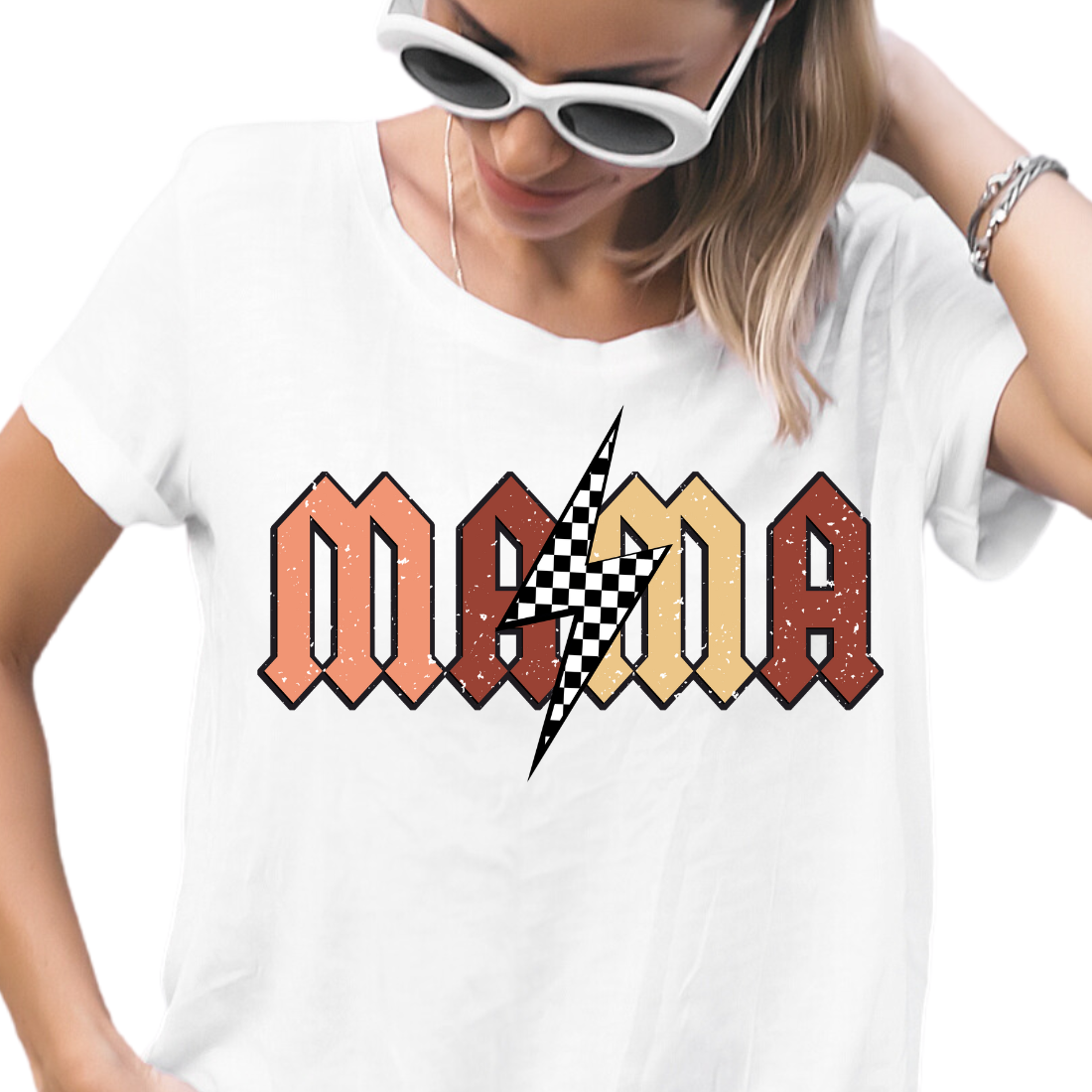 Mama / Neutral & Lightning - Unisex T-Shirt