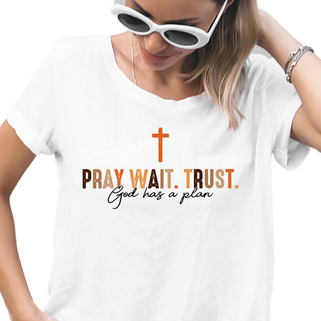 Pray. Wait. Trust. - DTF Transfer