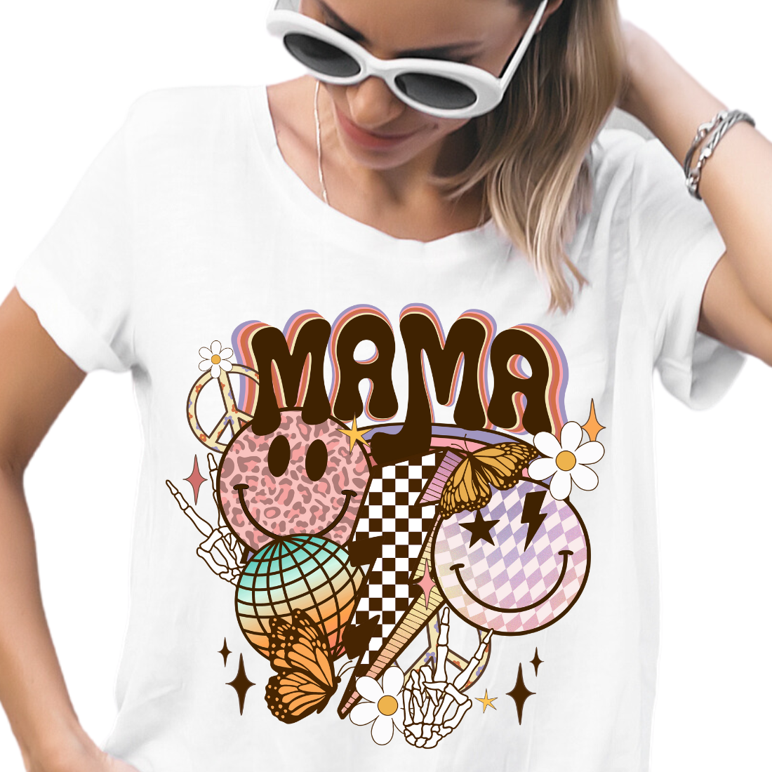 Mama / Cheetah & Glitter - Unisex T-Shirt