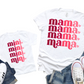 Red Ombre Mama & Mini / TWO SHIRTS - Unisex T-Shirt Combo