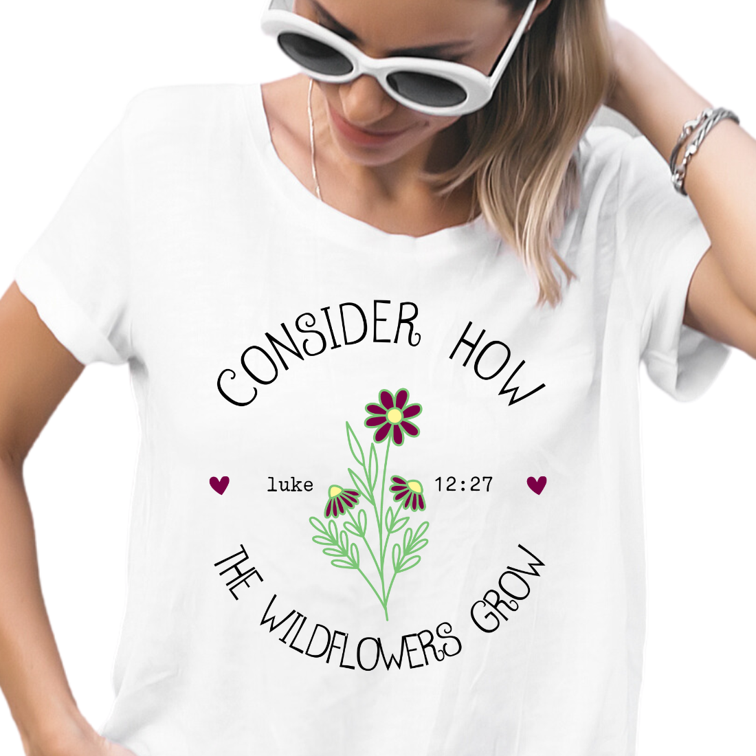 Consider How The Wildflowers Grow - Unisex T-Shirt