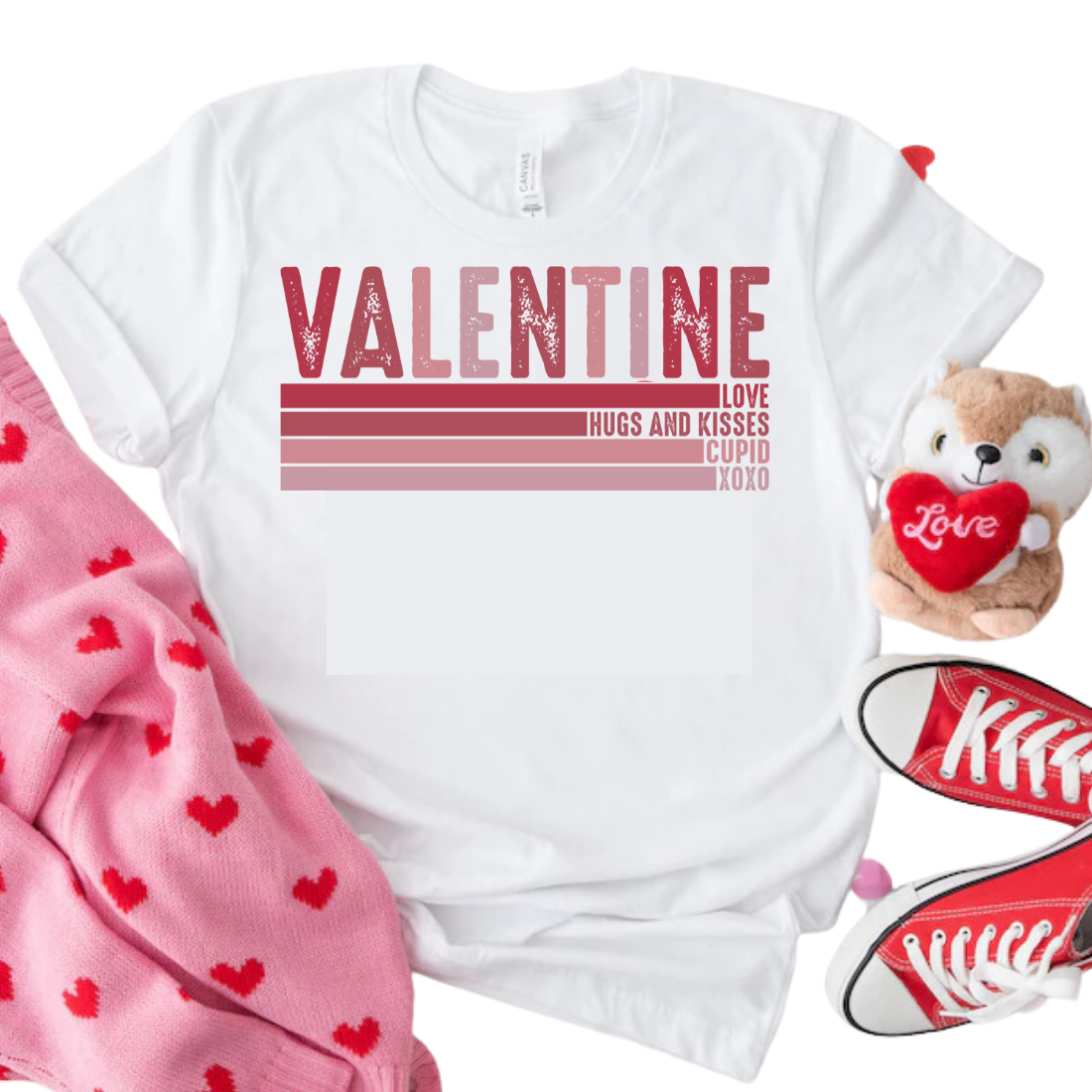 Valentine Stacked - Unisex T-Shirt