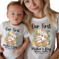 Our First Mother's Day / Sloth & Custom Names / BOTH TRANSFERS - DTF Transfer