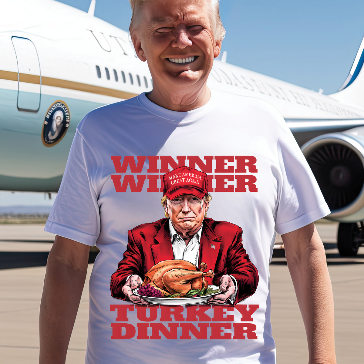 Winner, Winner, Turkey Dinner / Trump - DTF Transfer