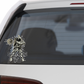 5 inch sticker / window decal / Space Man  Hitting