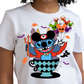 Spooky Blue Alien - Unisex T-Shirt