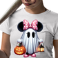 Girl Mouse Ghost - Unisex T-Shirt