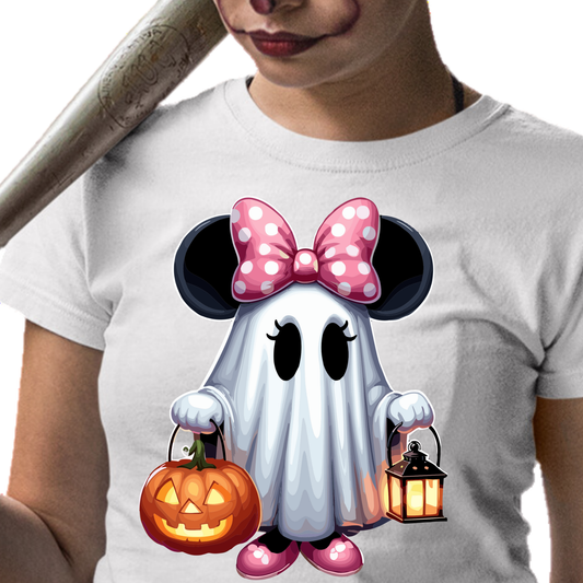 Girl Mouse Ghost - Unisex T-Shirt