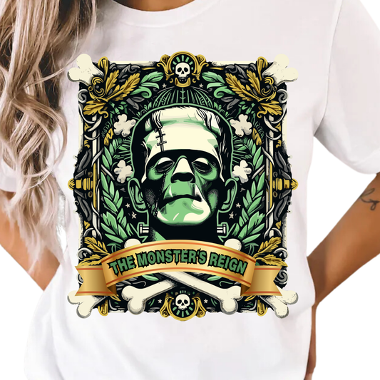 The Monster's Reign (Frankenstein) - Unisex T-Shirt