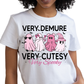 Very Cutesy, Very Demure / Ghosts - Unisex T-Shirt
