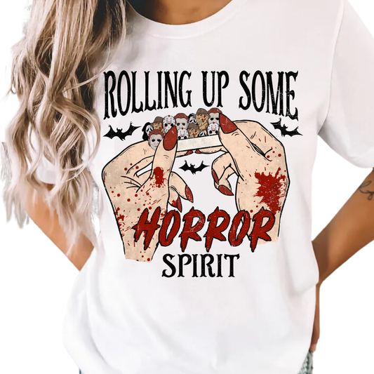 Rolling Up Some Horror Spirit - Unisex T-Shirt
