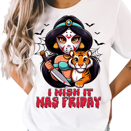 Agrabah Princess Horror / I Wish It Was Friday - DTF Transfer