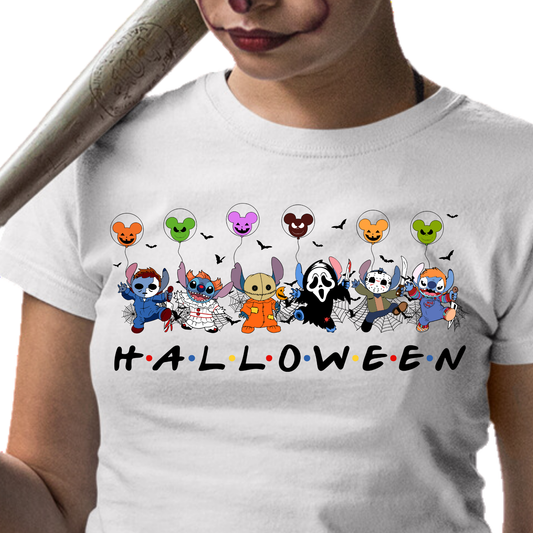Blue Alien Character Halloween - Unisex T-Shirt