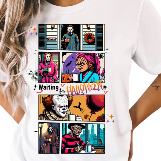 Waiting For Halloween / Comic - Unisex T-Shirt