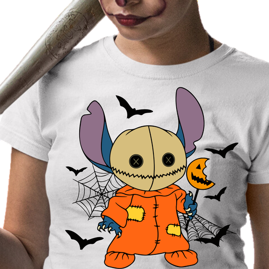 Blue Alien (Scary Orange Villian) - Unisex T-Shirt