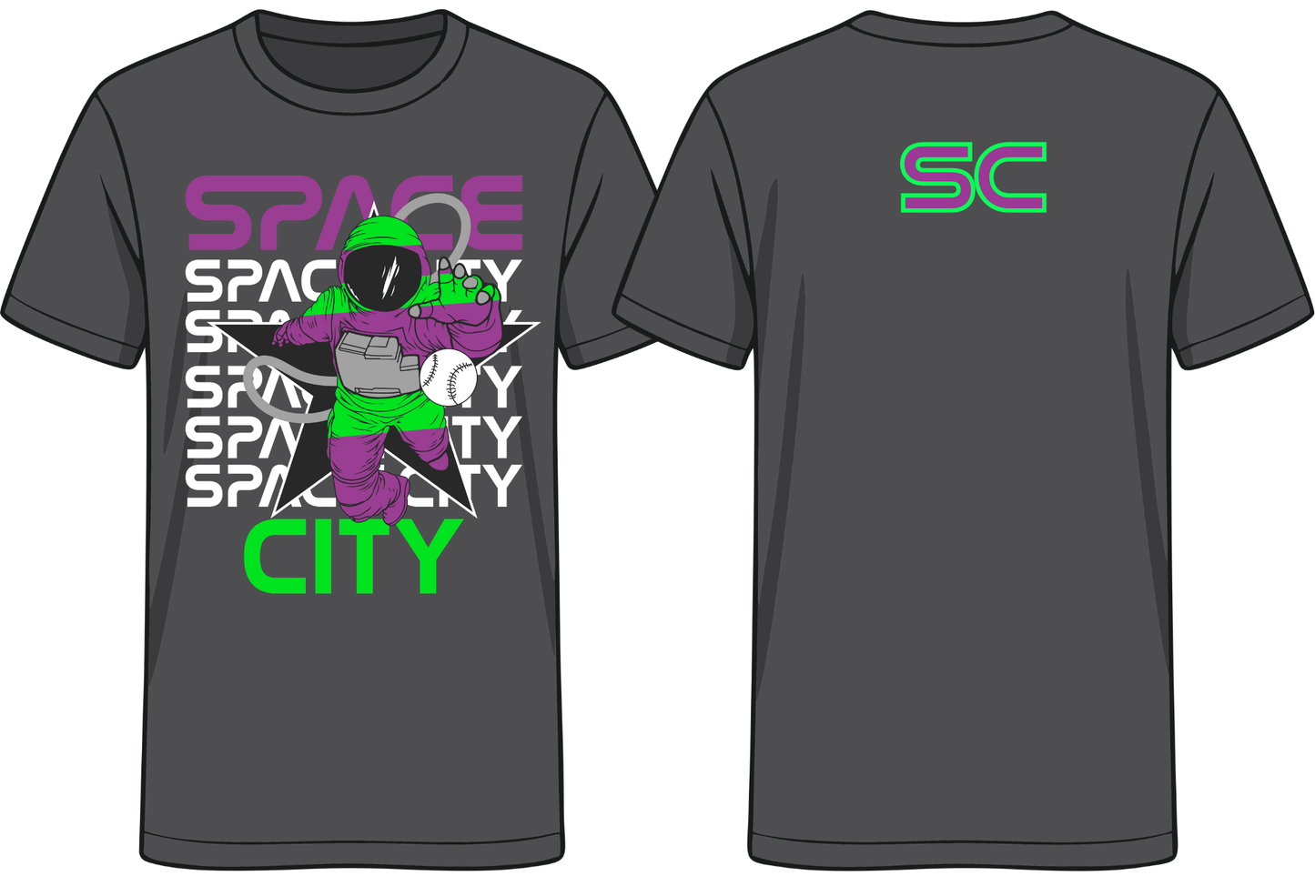SC Astronaut / P&G (T-Shirt) *CHOOSE PICK UP AT THE TSHIRT QUEEN*