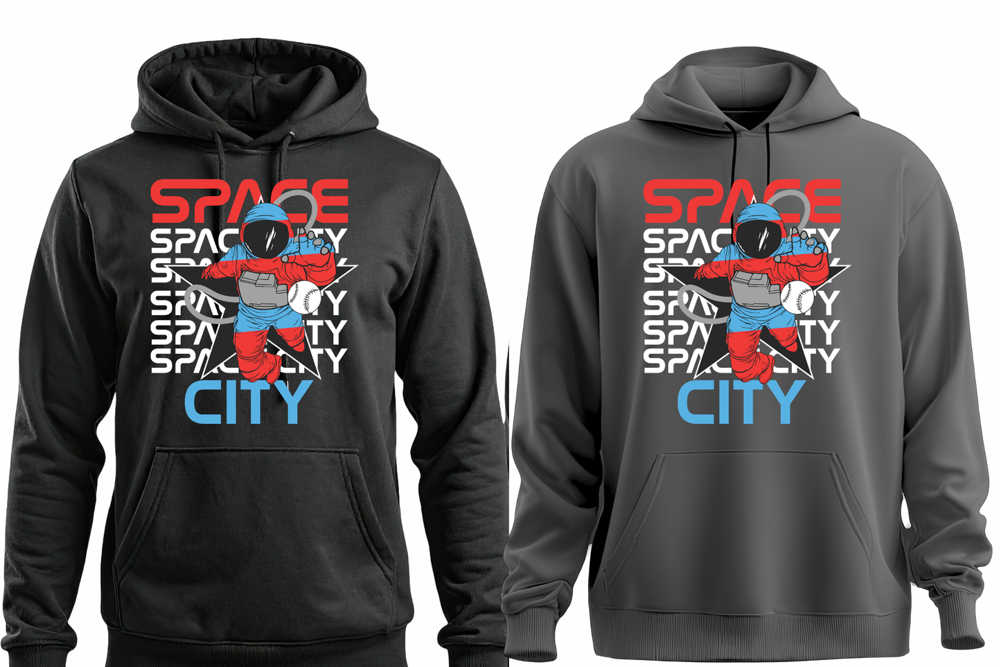 SC Astronaut / B&R (Hoodie) *CHOOSE PICK UP AT THE TSHIRT QUEEN*
