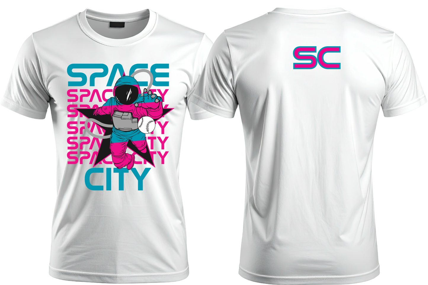 SC Astronaut / P&T (T-Shirt) *CHOOSE PICK UP AT THE TSHIRT QUEEN*
