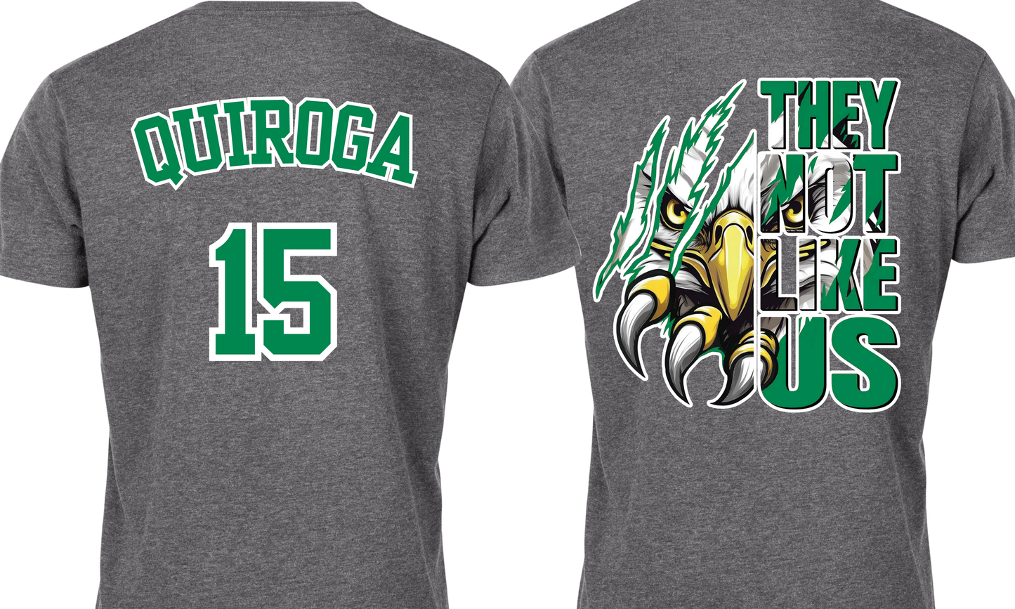 (Soft Cotton) FRESHMAN Eagles, They Not Like Us *ENTER NAME & NUMBER IN NOTES SECTION AT CHECKOUT*