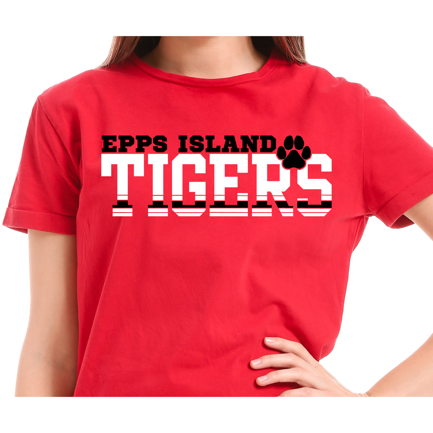 Tiger Stripes (T-Shirt) -Epps Island *CHOOSE PICK UP AT EPPS ISLAND*