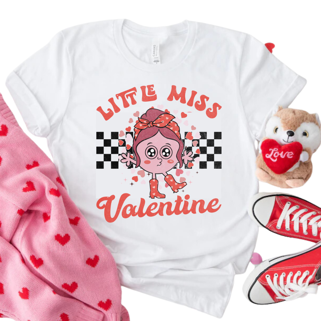 Little Miss Valentine - Unisex T-Shirt