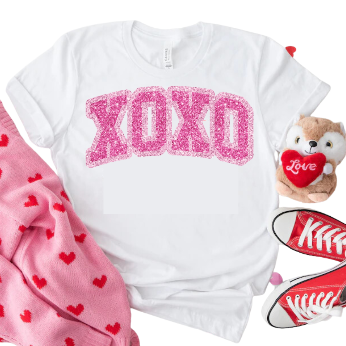 *Faux Glitter* XOXO - Unisex T-Shirt