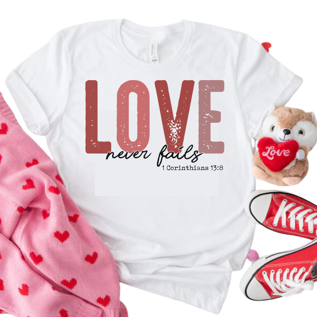 Love Never Fails - Unisex T-Shirt