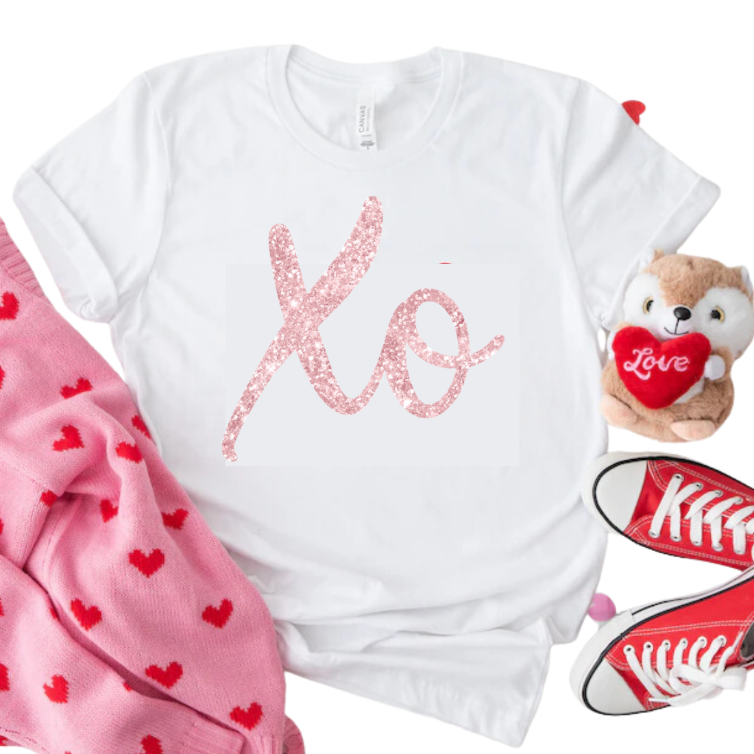 *Faux Glitter* Xo - Unisex T-Shirt