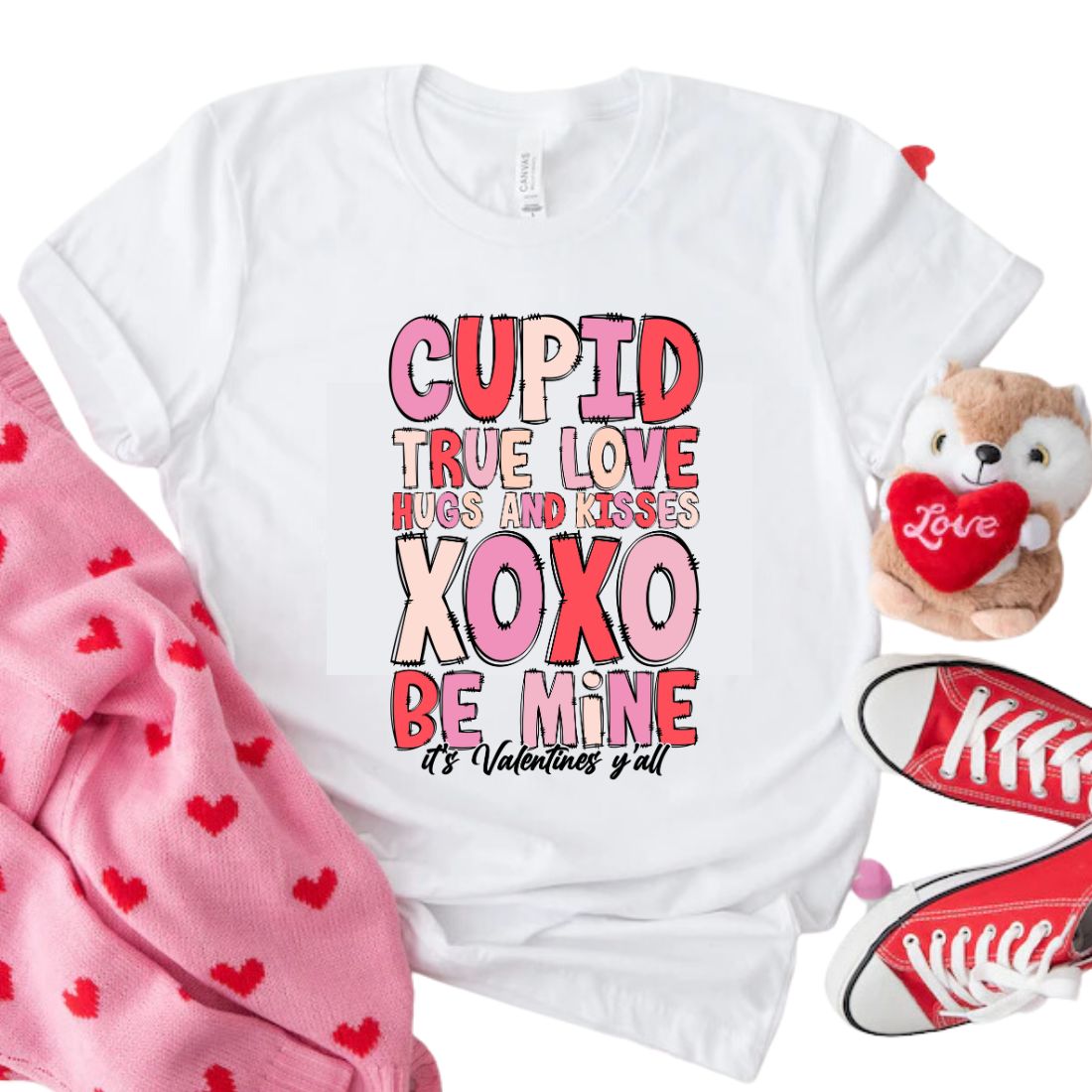 Cupid, XOXO, True LOVE - Unisex T-Shirt