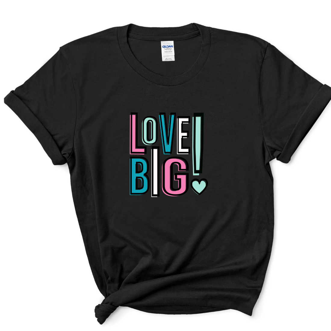 Love Big / Blue - DTF Transfer