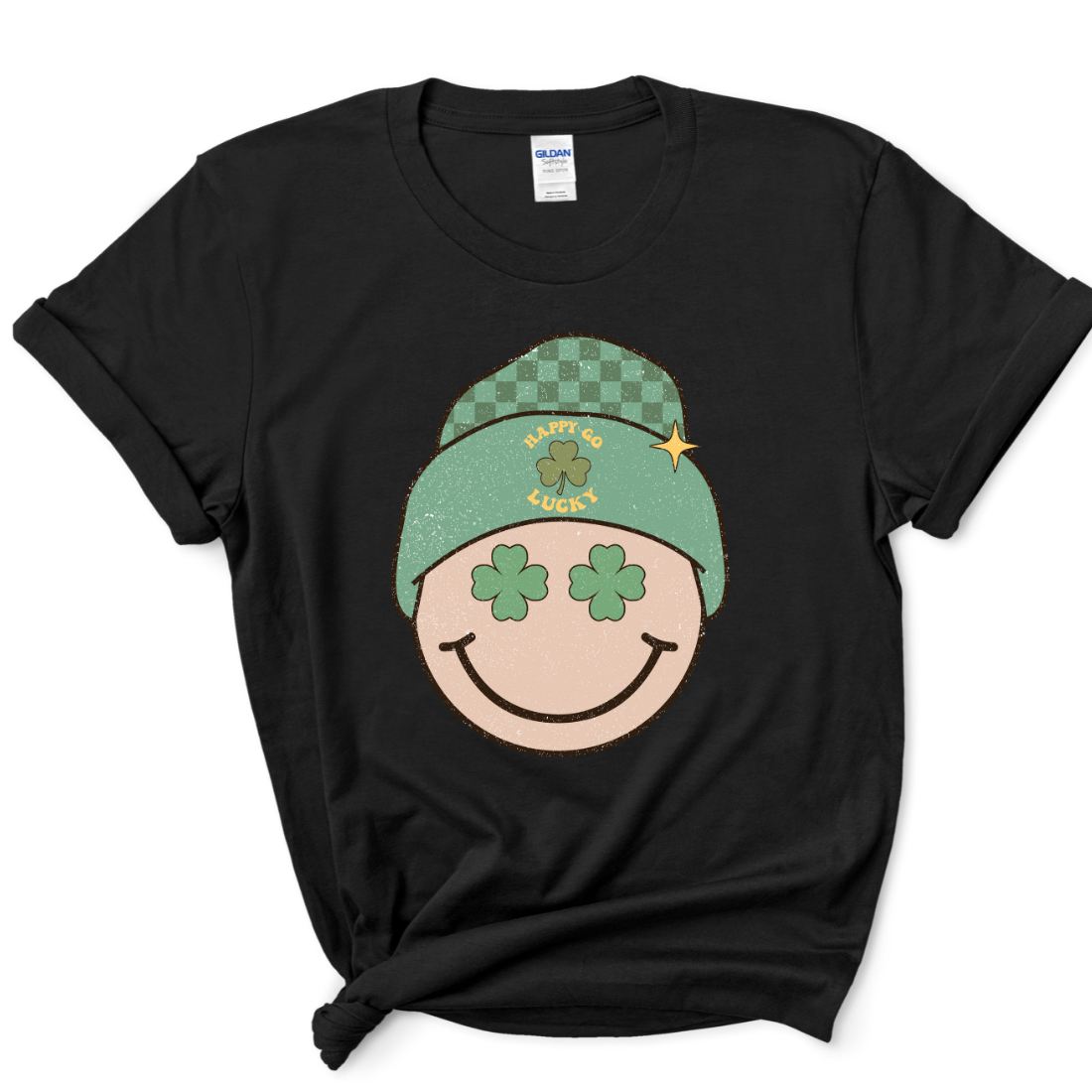 Pink Smiley Face With Beanie - Unisex T-Shirt