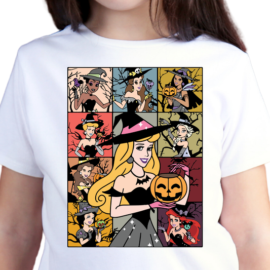 Halloween Princess Collage - DTF Transfer
