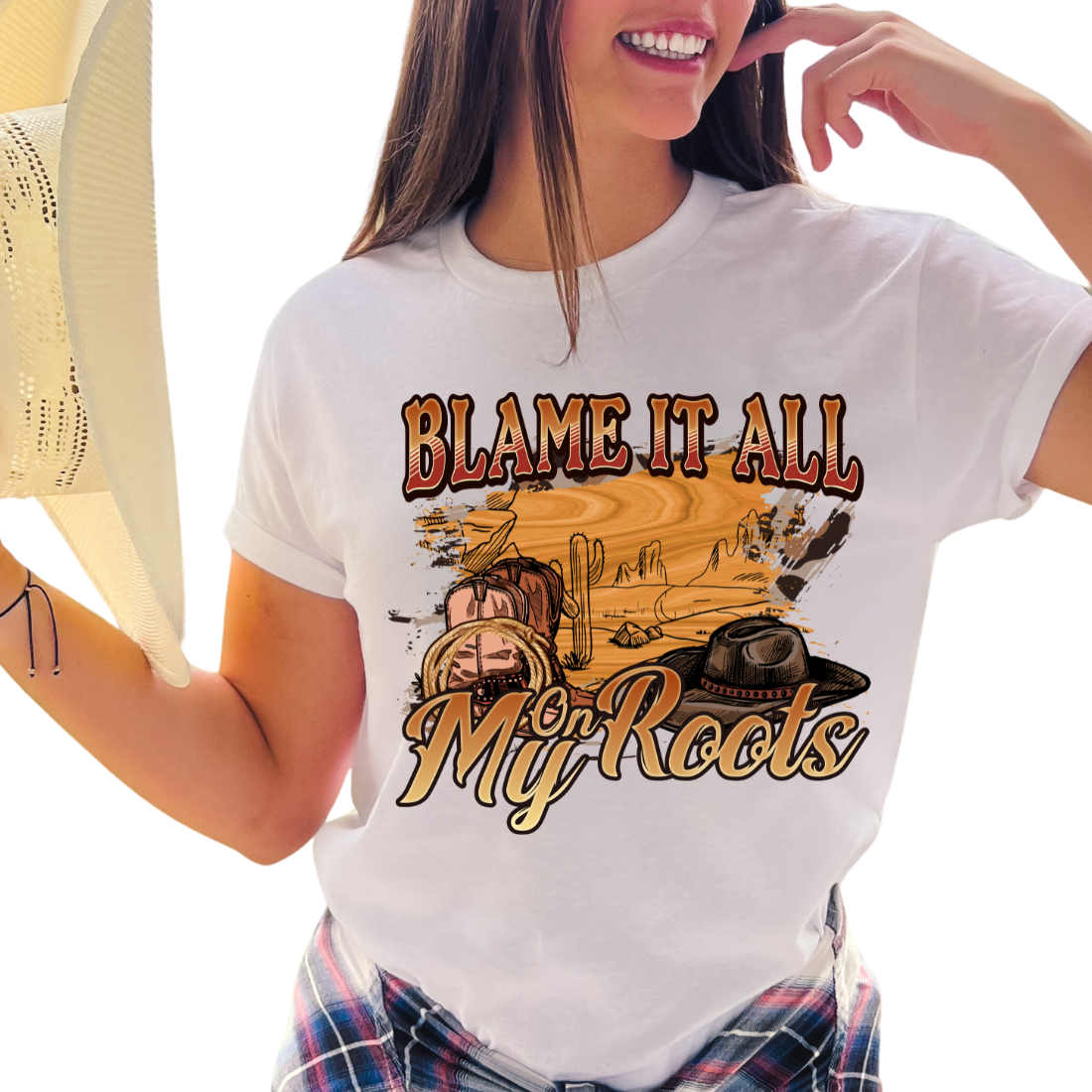 Blame It All On My Roots - DTF Transfer